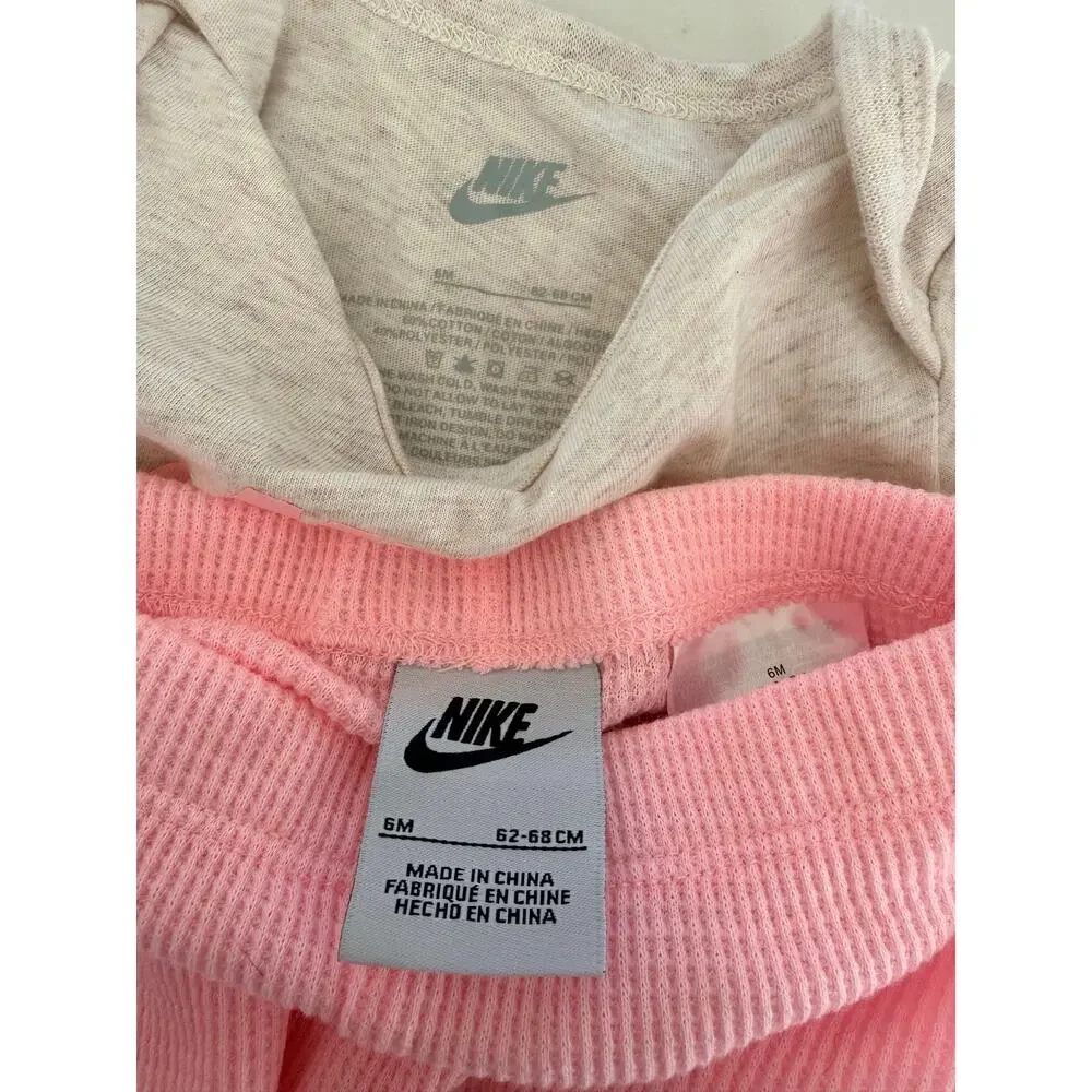 Nike Baby Girl Futura Shirt & Footed Pant Set